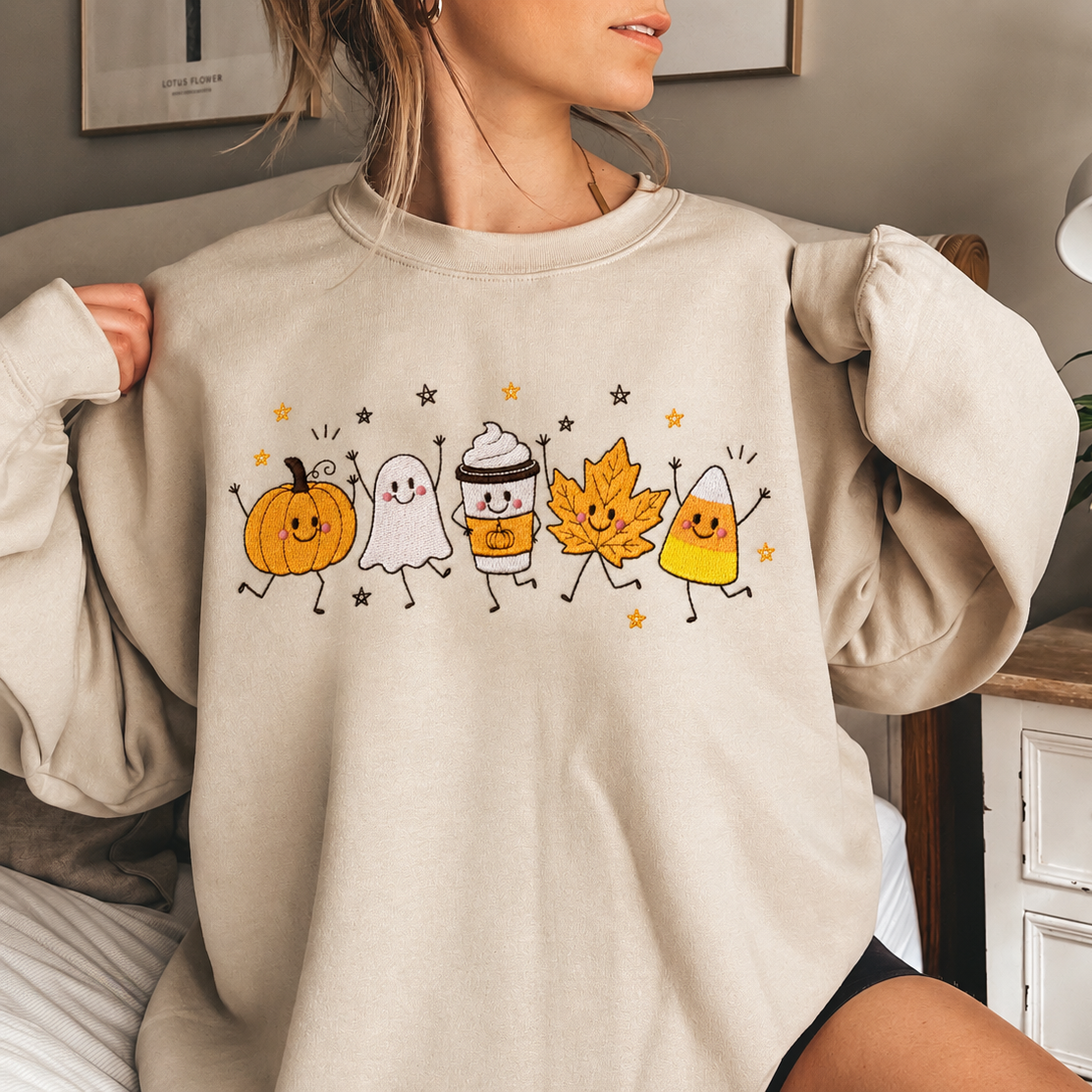 It's Fall Ya'll Embroidered Crewneck